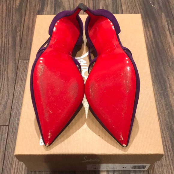 Christian Louboutin Suede Heels - Picture 2 of 3